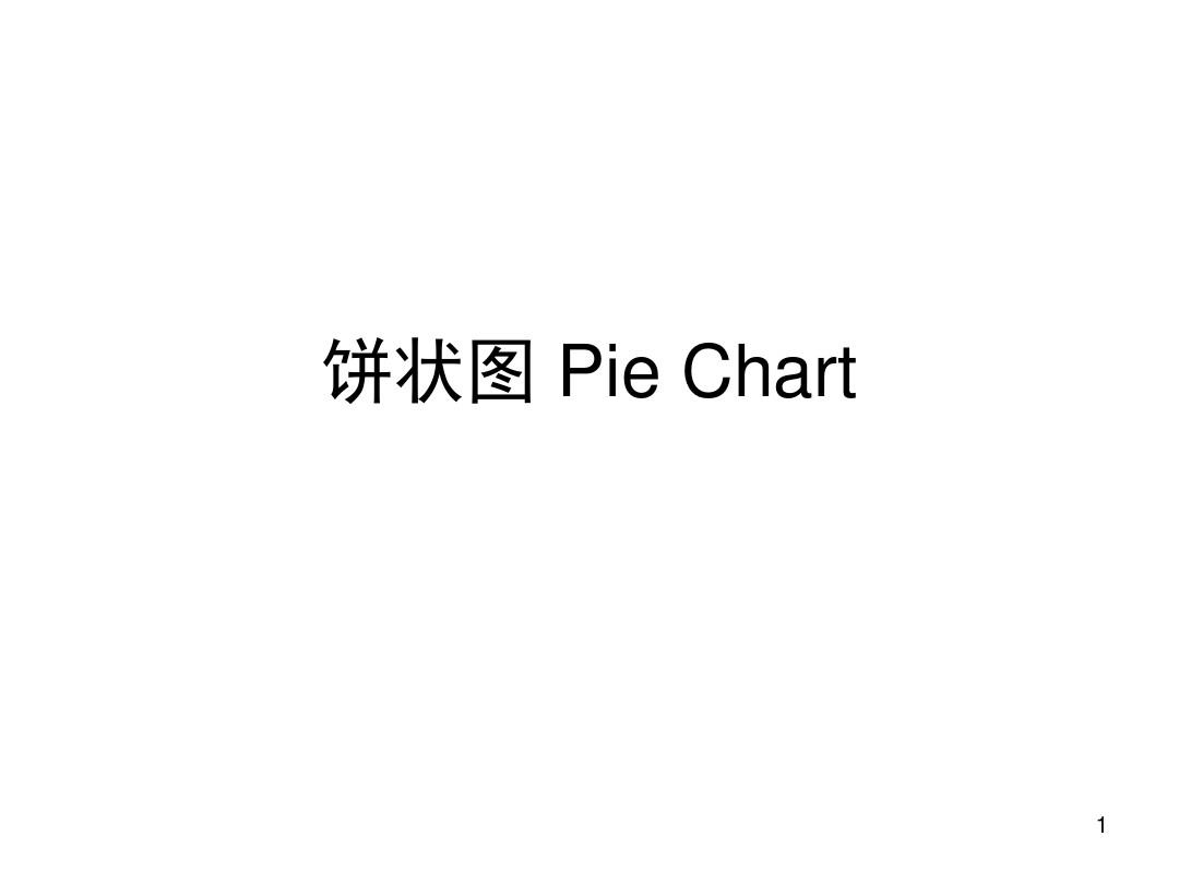雅思写作task 1 饼状图 Pie Chart(课堂PPT)