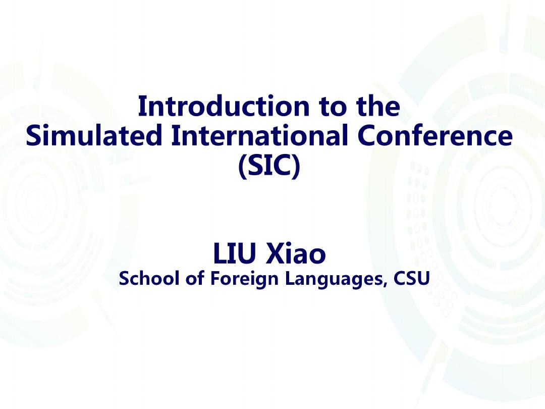 10-a. Introduction to the Simulated International Conference (48)