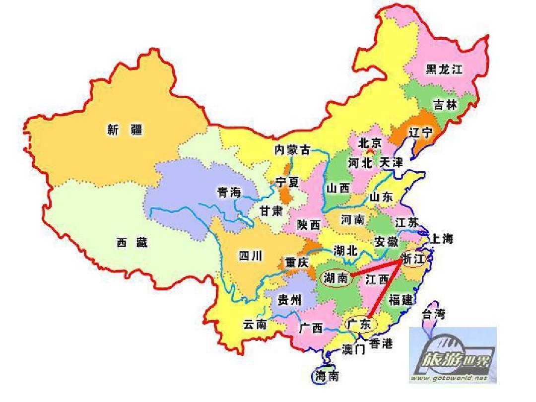 中国地理初中教学常用地图锦集