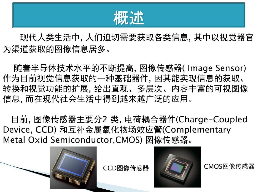 CMOS图像传感器教学文案