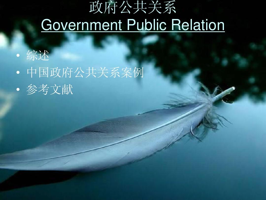 政府公共关系
