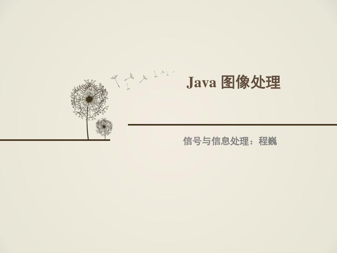 Java 图像处理