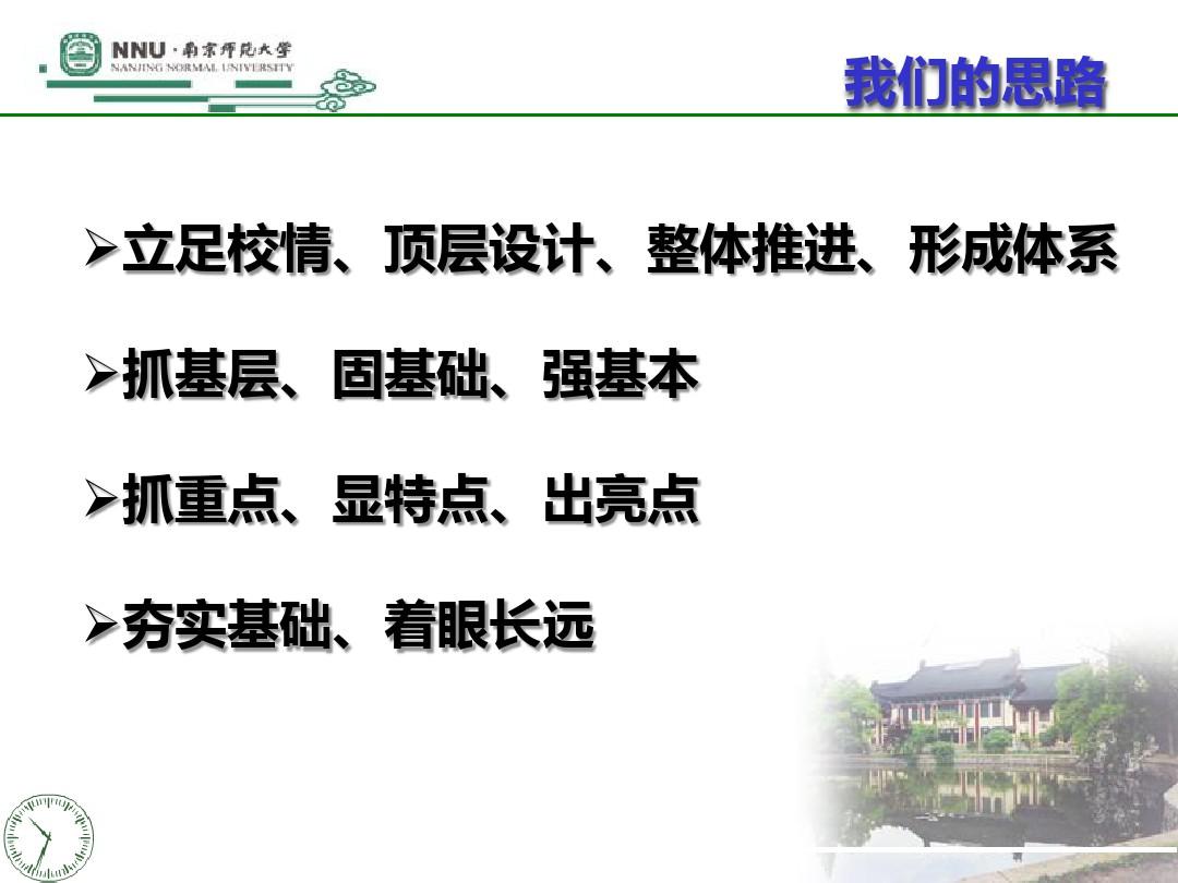 南京师范大学创业教育示范学校验收答辩PPT