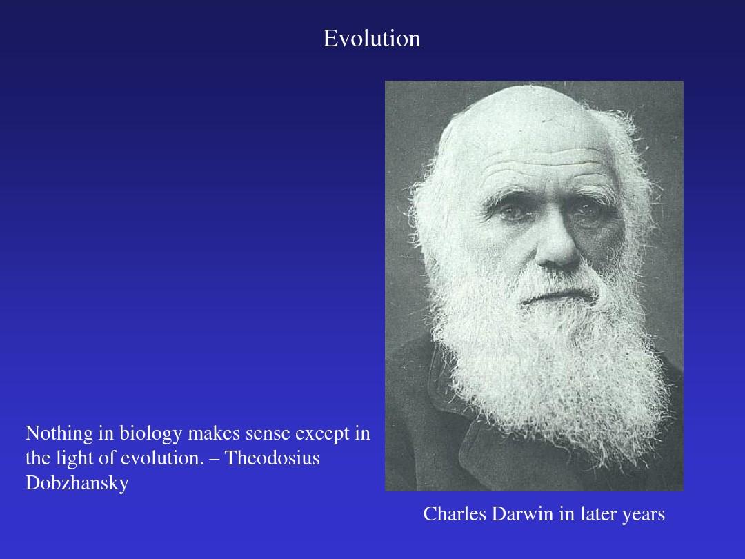 达尔文及其理论 英文