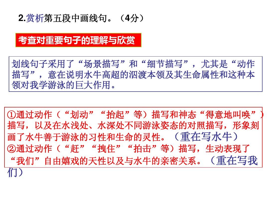 2013浙江高考语文卷文学类文本阅读《牛铃叮当》解析