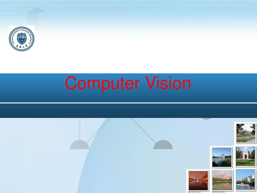 计算机视觉 英语PPT(TJU)