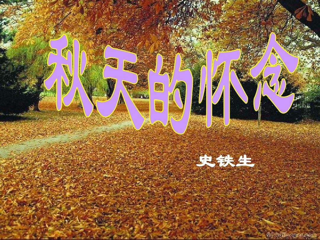 2017部编新教材七年级上册 秋天的怀念(整理)