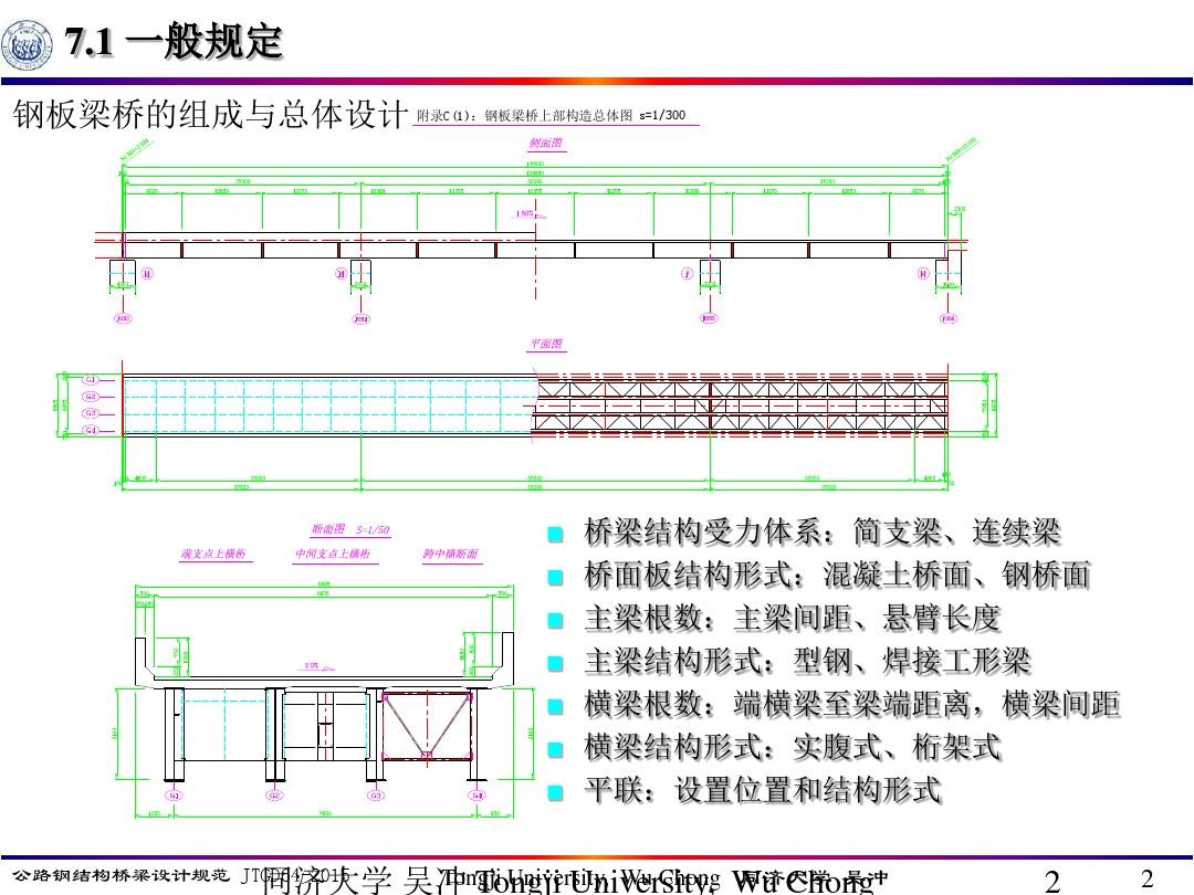 公路钢结构桥梁设计规范 JTGD64-2015 7钢板梁分解