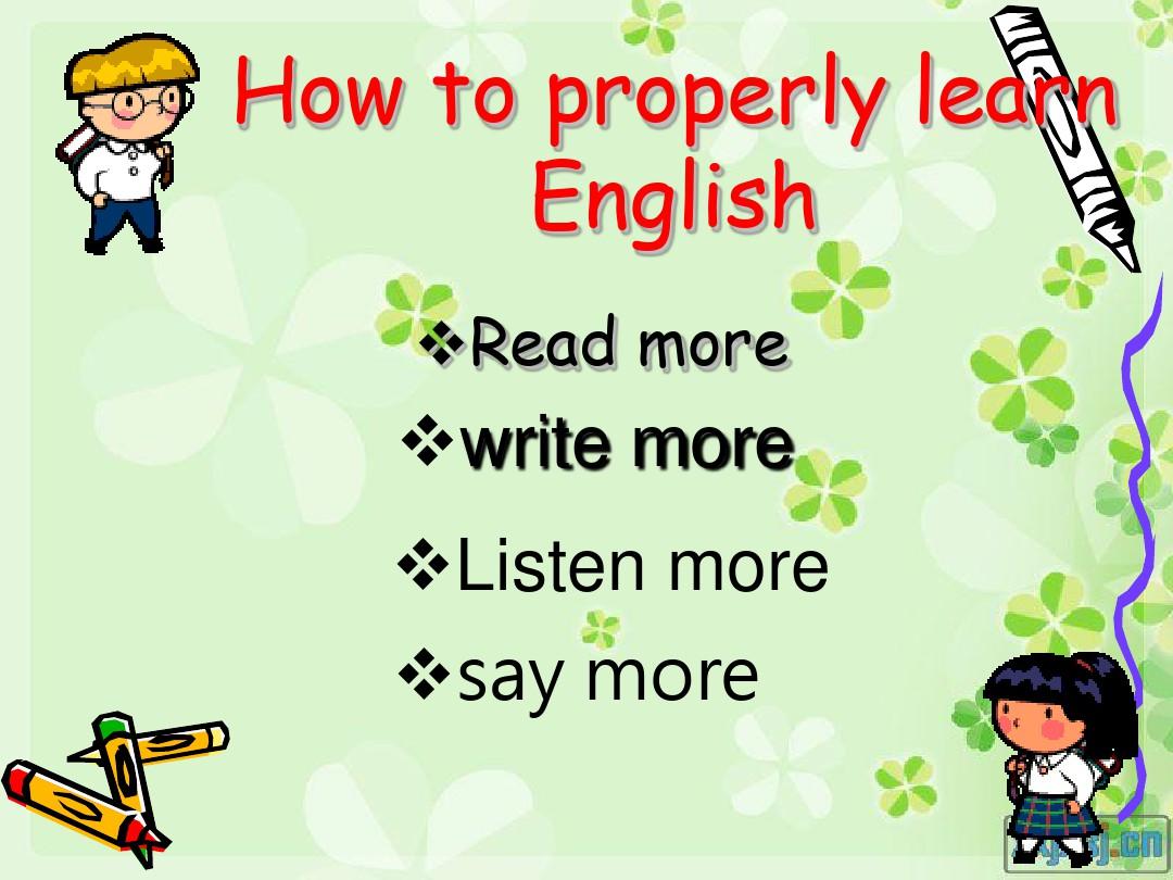 学习英语好方法全英文版