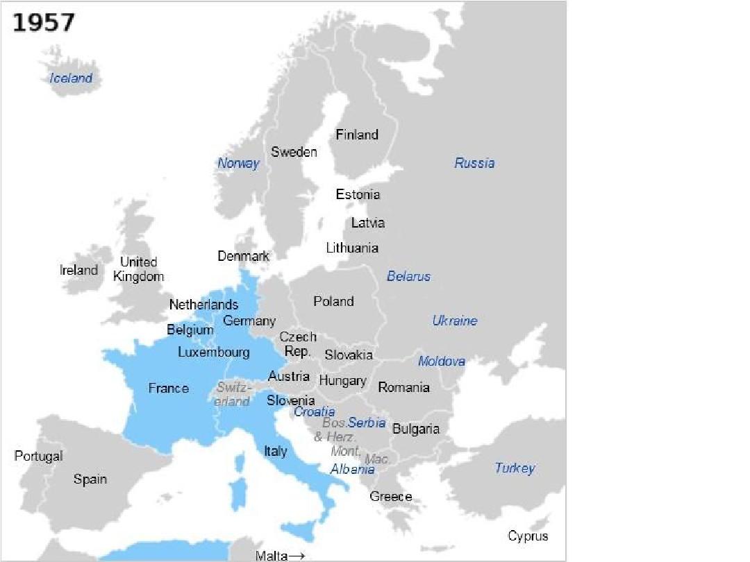 欧盟成员国历史 欧盟成员国加入顺序和地图 EU History Map