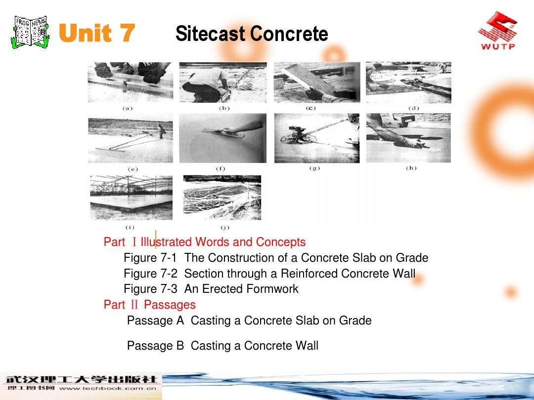 建筑工程专业英语07Sitecast Concrete