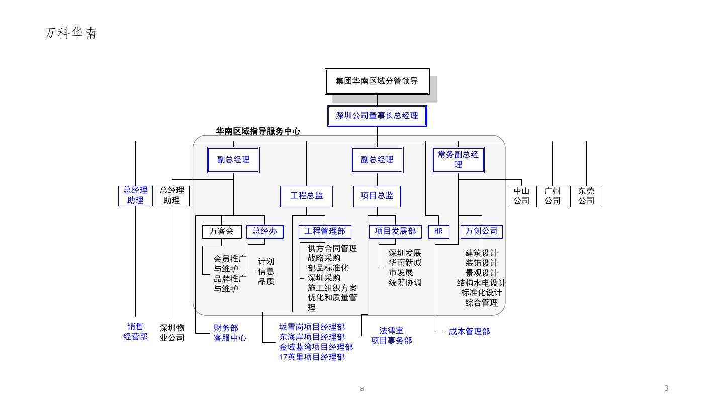 各房地产公司组织架构图(最完整版)