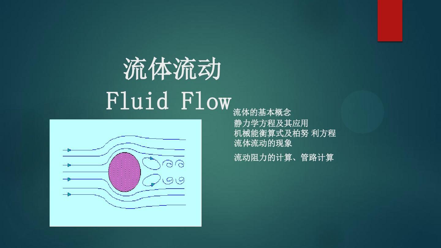 流体流动 Fluid Flow
