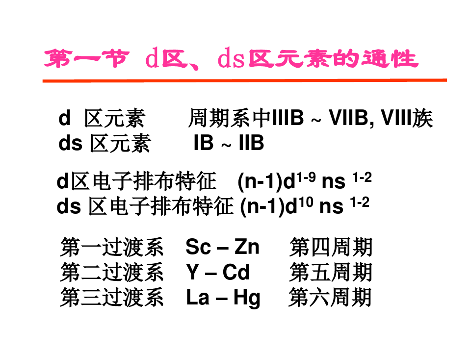 11-d区、ds区和f区元素(铬-锰)