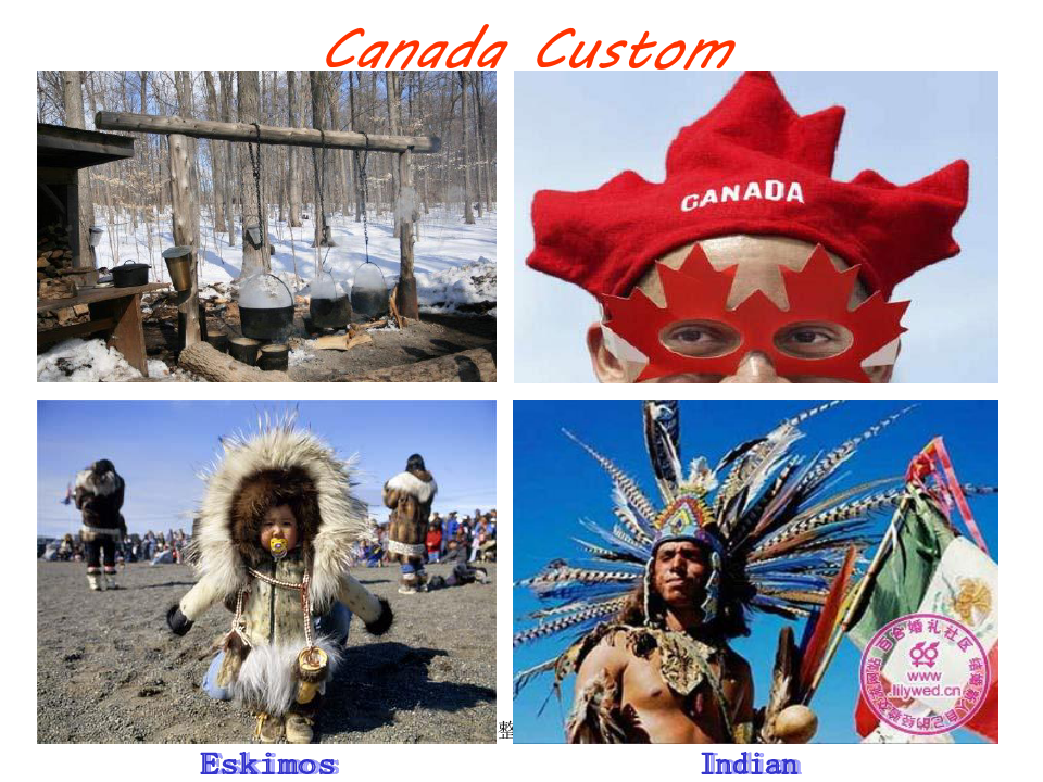 Canada关于加拿大风俗文化的英文介绍