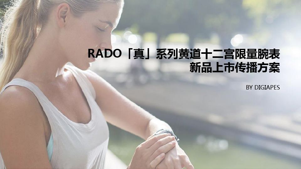手表品牌雷达RADO[真]系列黄道十二宫限量腕表新品上市传播推广方案