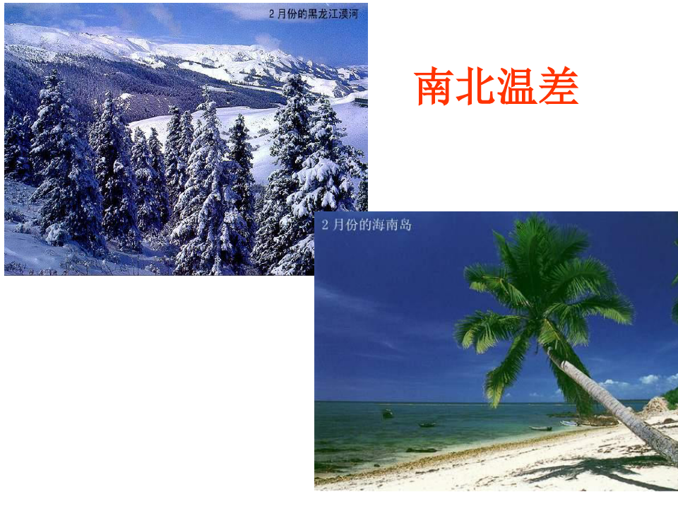 中国主要的气候及分布