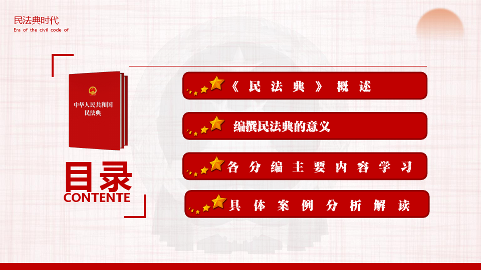 中华人民共和国民法典具体案例解读党建培训PPT模板