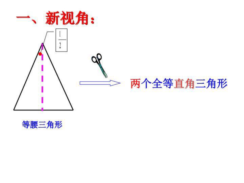 【精品】PPT课件  ------特殊三角形专题复习课
