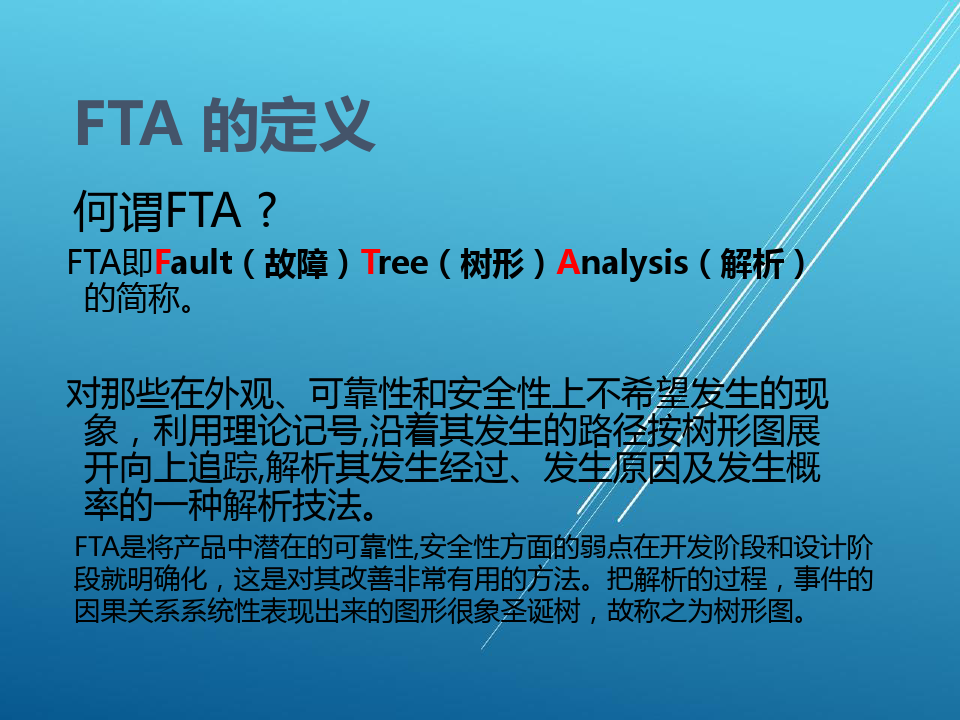 FTA故障树分析 应用