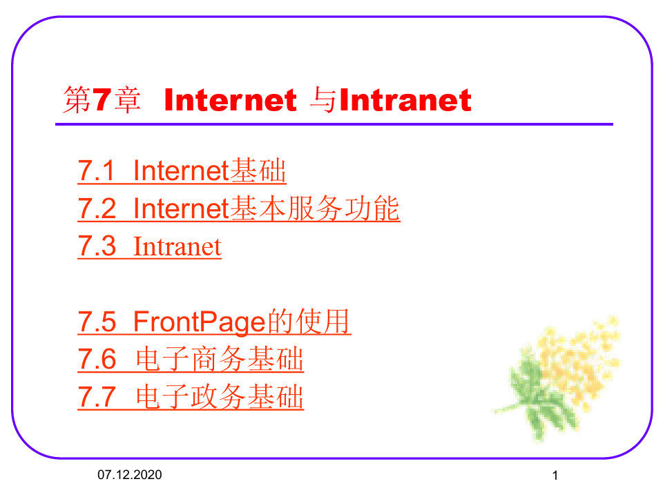 Internet基本服务功能PPT课件