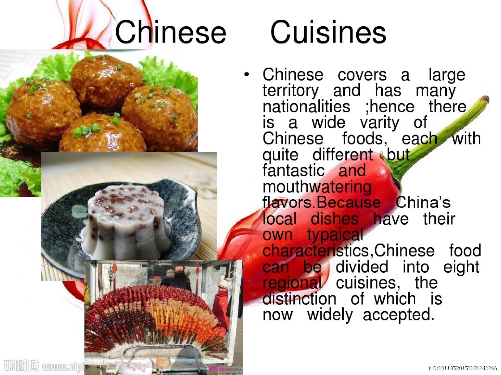 中国食物英文介绍解读
