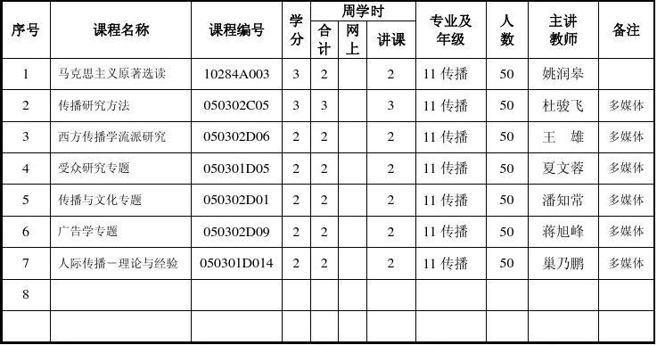 南京大学课程表