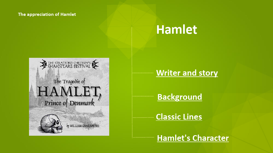 哈姆雷特hamlet英文