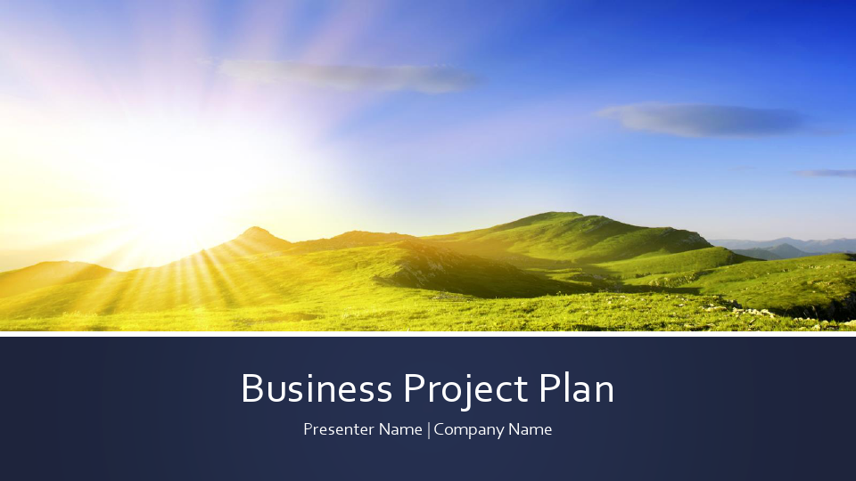 企业项目计划PPT模板