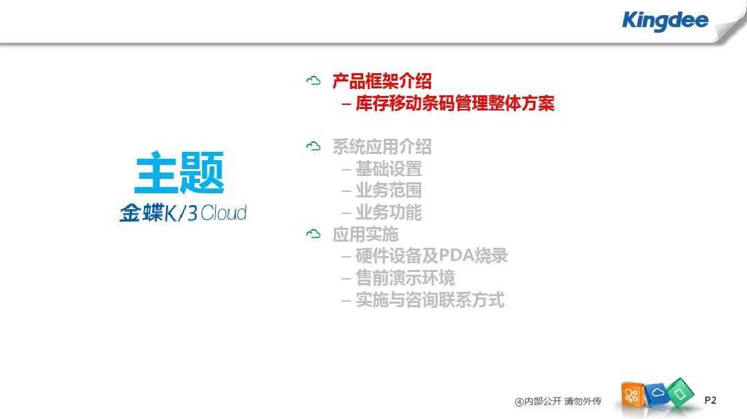 金蝶云K3 Cloud V6.1_产品培训_库存移动条码管理-PDA
