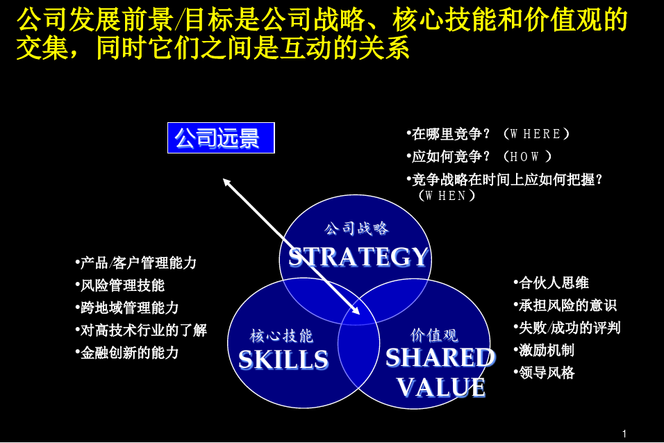 公司战略策划的概念框架