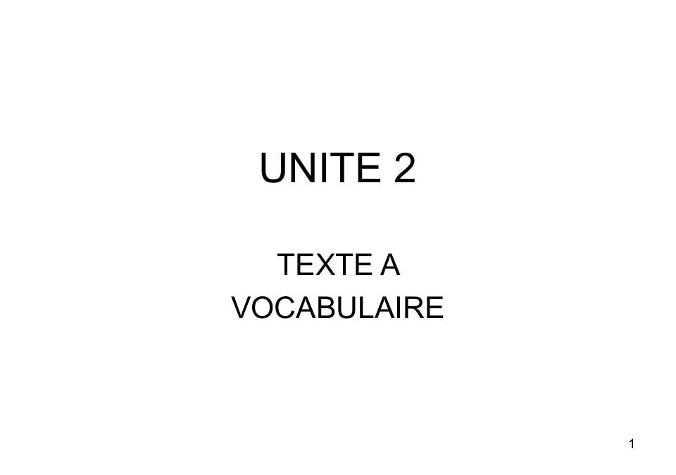 新大学法语2第二版Unite 2 Texte APPT课件