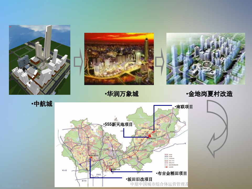 中原中国城市综合体运营管理及营销策略