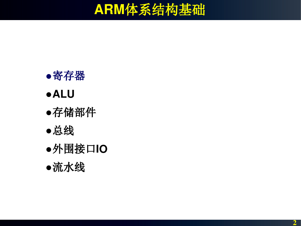 22 ARM核体系结构
