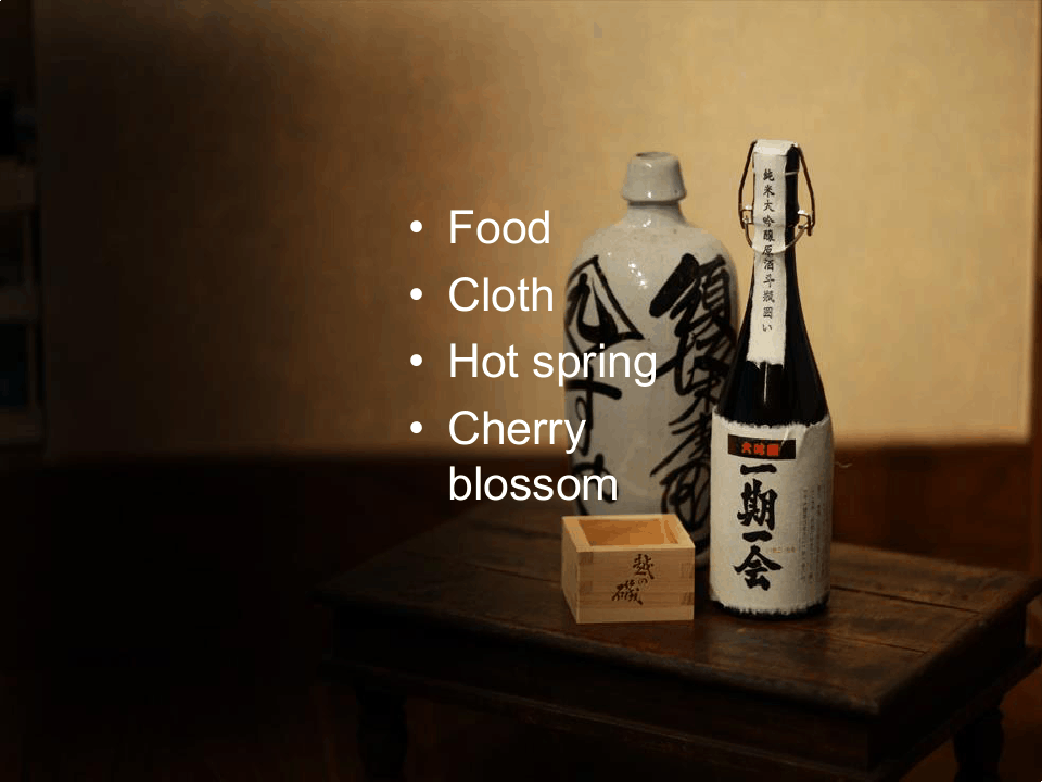 Japenese culturl 用英语介绍的日本文化