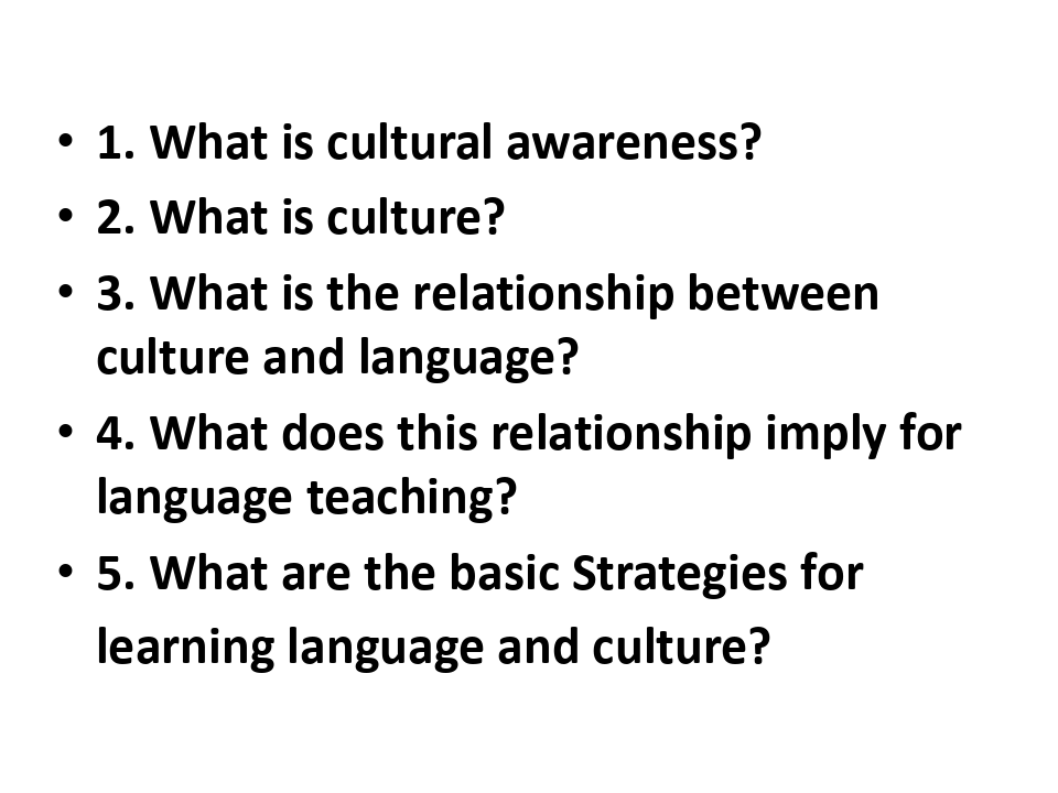 英语教学中不可或缺的文化意识PPT课件