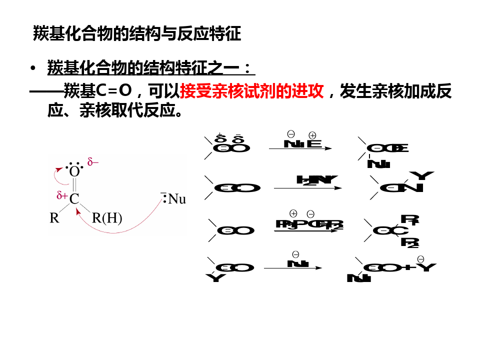高等有机化学第6章羰基化合物的反应精品PPT课件