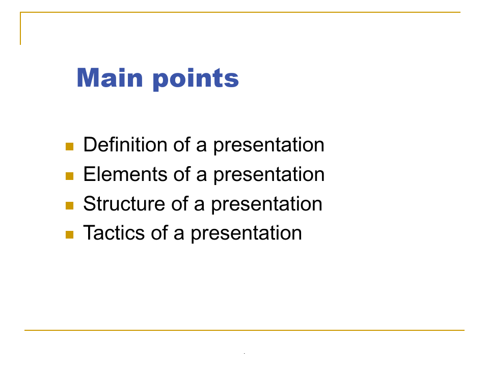 学术英语如何做演讲How to do a presentationppt课件