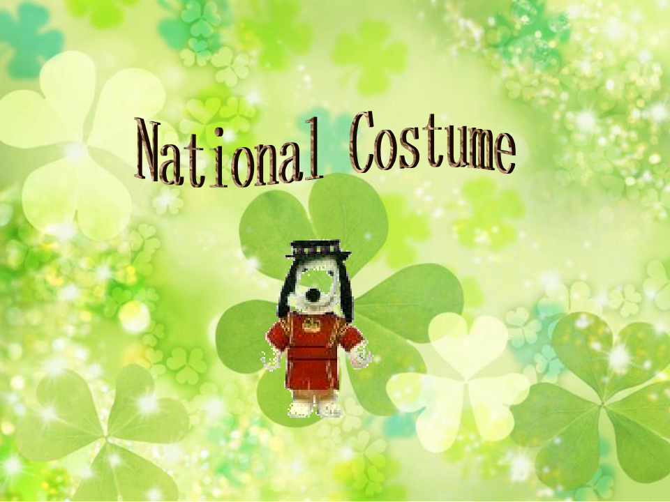 National costume 各国民族服装英文介绍.ppt