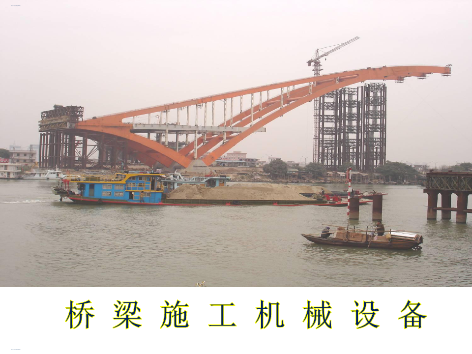 桥梁施工机械设备概述(PPT62页)