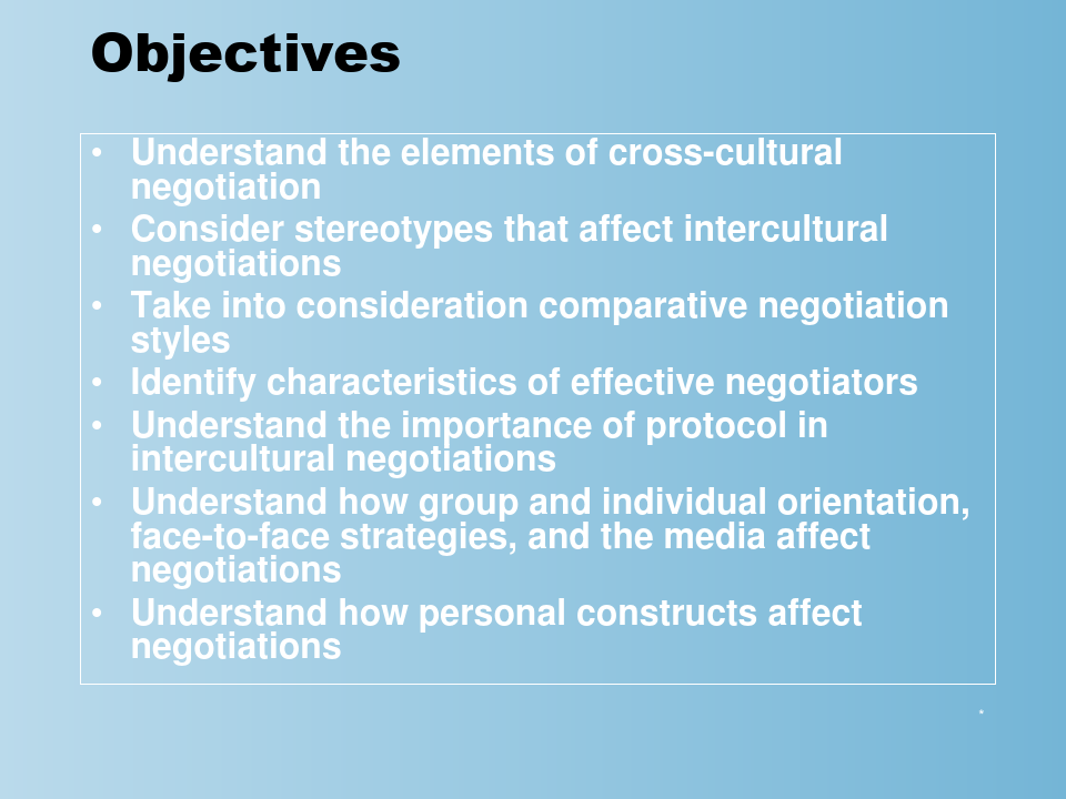 跨文化商务沟通最新英文版教学课件第11章