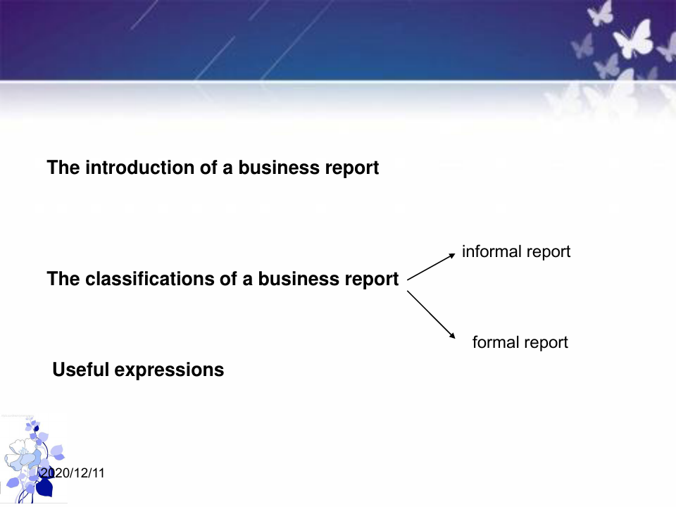 businessreport实用英语写作PPT教学课件