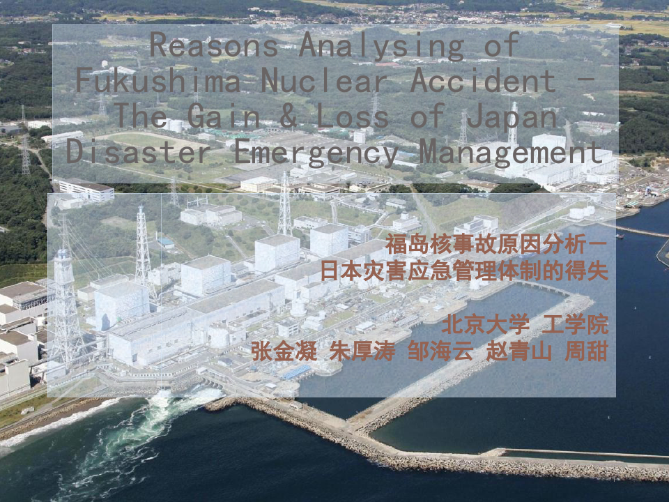 福岛核事故原因分析-日本灾害应急管理体制的得失_(第三版)解析