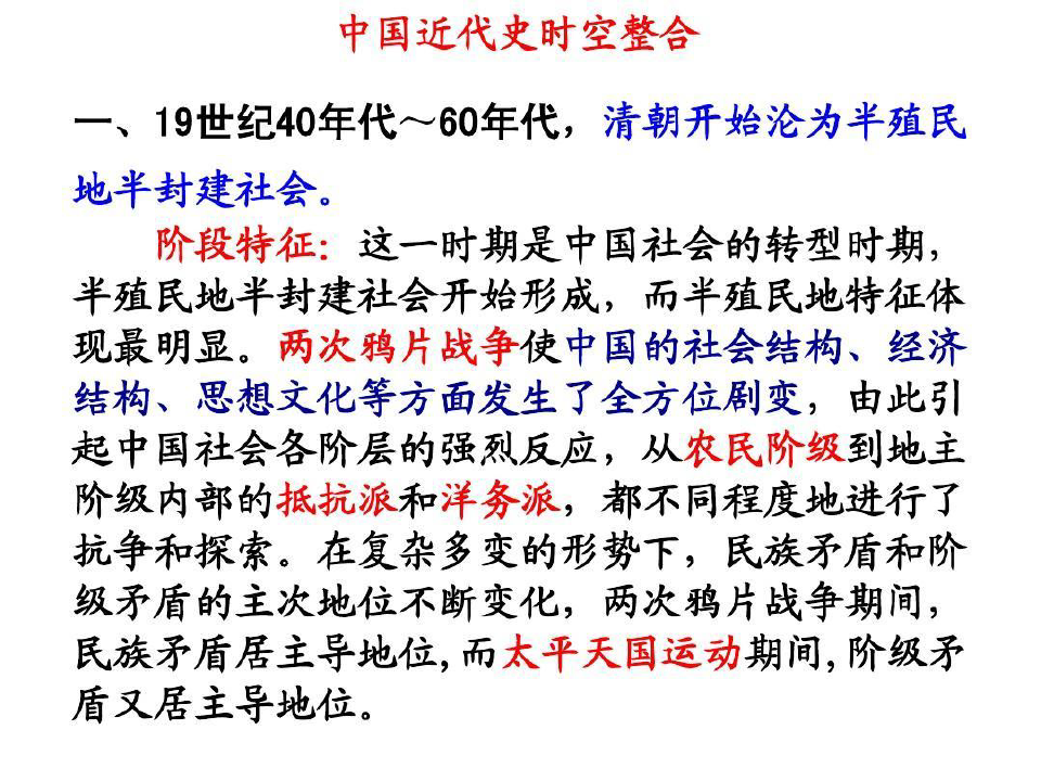 中国近代史时空整合共29页文档