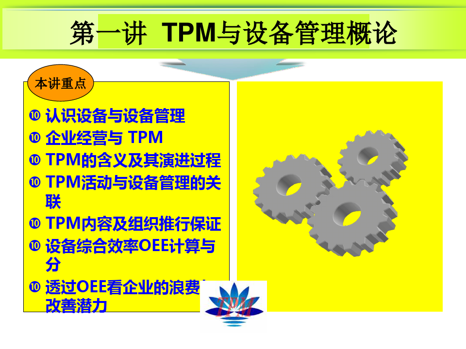 TPM全员设备管理与维护实务培训课件.pptx