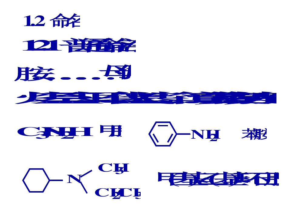 有机化学a2教学课件第十三章胺的结构及制备.ppt