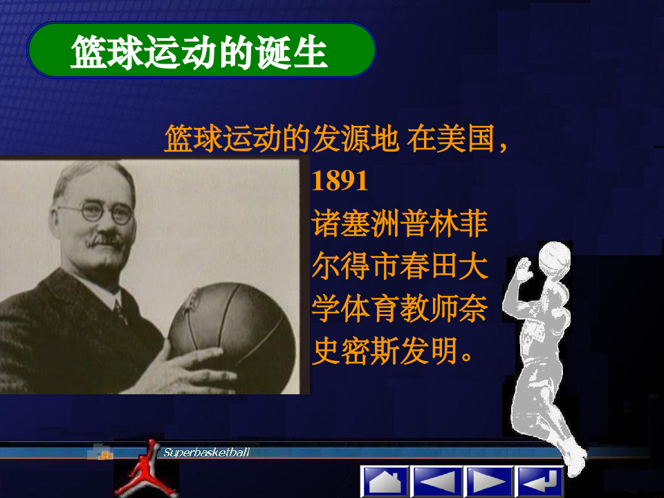 篮球历史和篮球比赛详细规则PPT课件