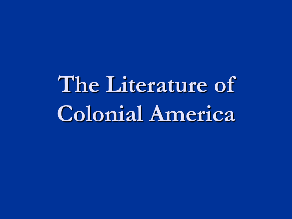 美国文学史及选读上册