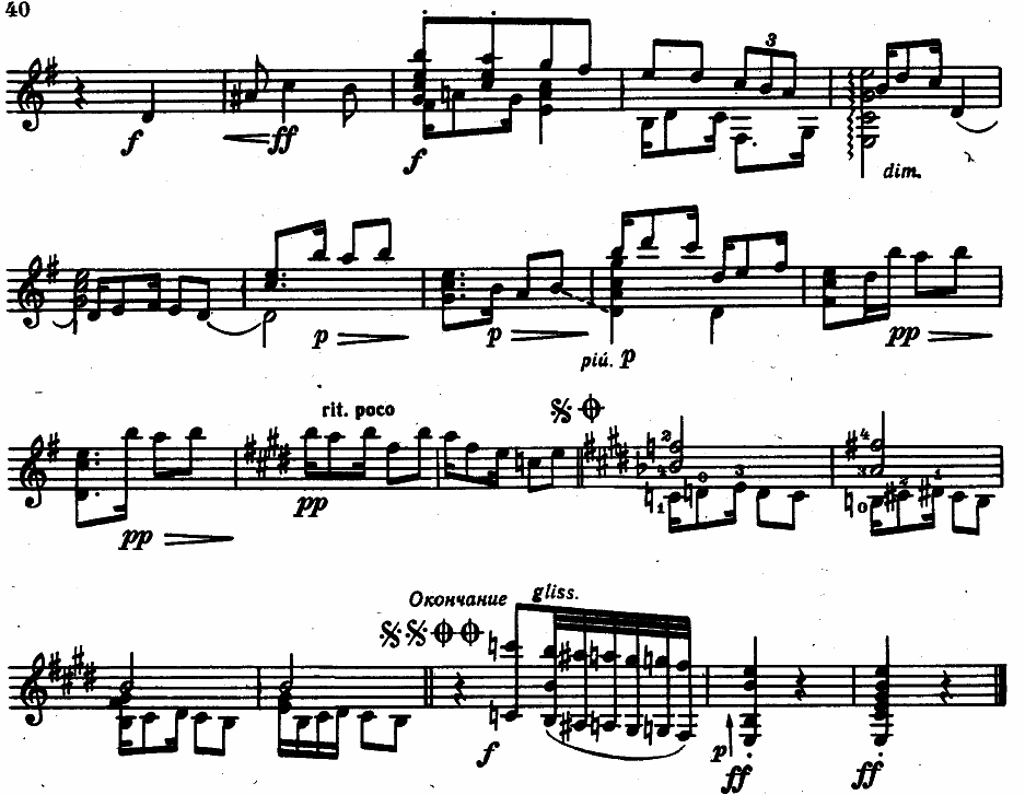 黑娃娃的步态舞,Golliwog's Cakewalk;德彪西,Claude Debussy(古典吉他谱)
