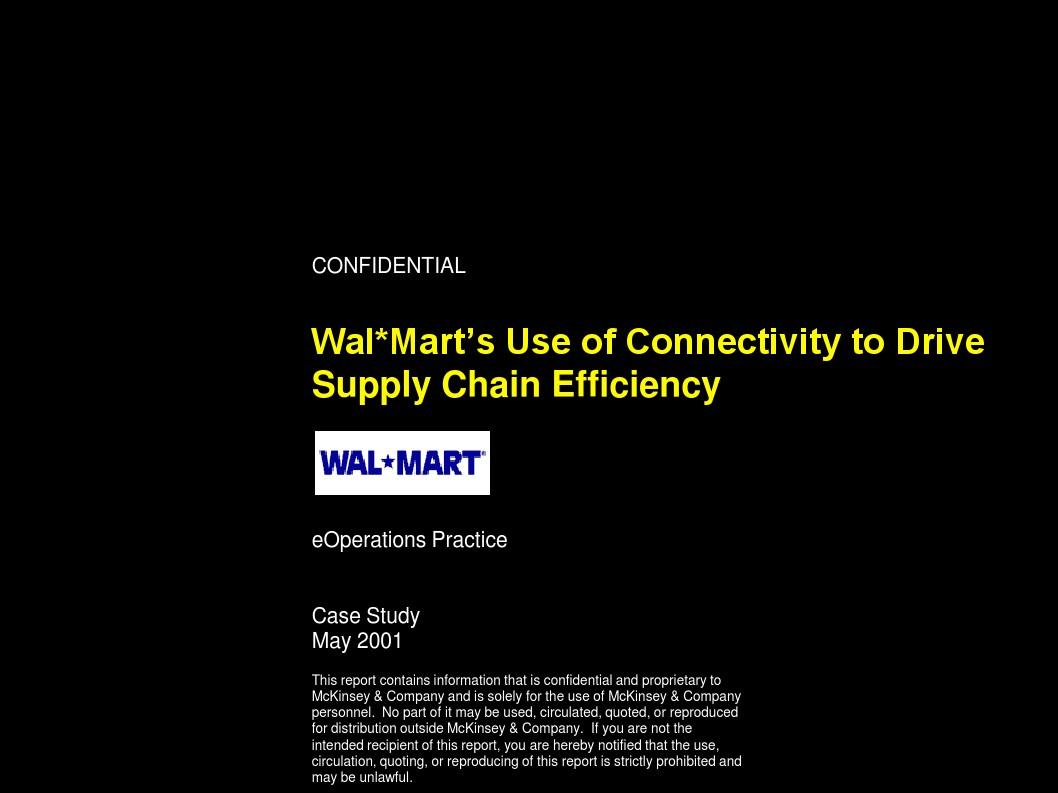 Walmart supply chain